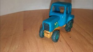 Cool hobby: Plasticine product the tractor MTZ-80 Крутое хобби: Пластилиновая лепка трактор МТЗ-80