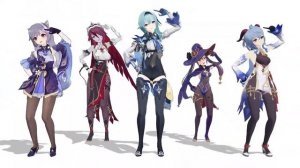【MMD Genshin Impact】 威風堂々 /Pomp And circumstance 【Keqing Eula Mona Ganyu Rosaria】-Motion DL