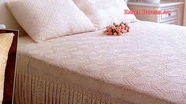 Вязаный уют - вязаные чехлы на мебель и покрывала (подборка)