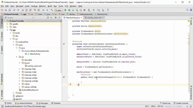 Auth State Listener   Android Firebase Tutorial   Full Backend Course Part   16