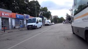 Пушкино. Камера на руле велика. Тест: Московский пр-т → Тургенева → Привокзальная пл. (9.09.2022)