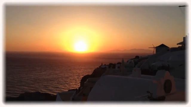 Ηλιοβασίλεμα της Σαντορίνης. Αναμνήσεις.Как мы провожали закат солнца на Санторини.Воспоминания
