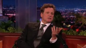 Funny Colin Firth on Conan O'Brian Show 18.01.10