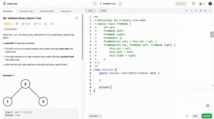 Leetcode 98 Validate Binary Search Tree (Java)