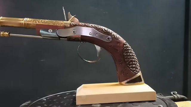 Поделки из дерева и металла, в гараже.Дуэльный пистолет. Pistole 18 Jahrhundert.Своими руками. смотреть онлайн