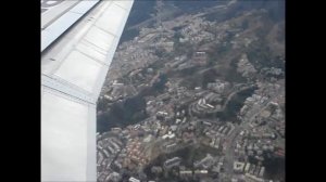 Landing at Reggio Calabria Airport.