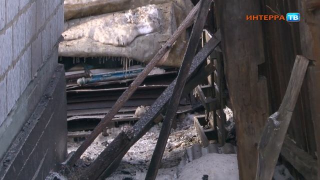 Пожар в частном секторе на улице Любы Швецовой