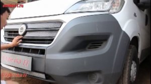 Защита радиатора FIAT DUCATO IV 2014-2017г.в. (Хром) - strelka11.ru