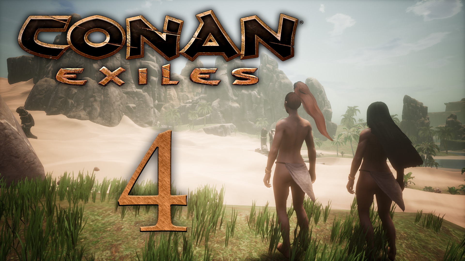 Conan Exiles - Обставляемся мебелью - Прохождение игры на русском [#4] | PC (2018 г.)