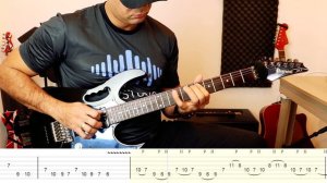 Iron Maiden - The Wicker Man [Guitar Tutorial/Lesson - Solo Cover with Tabs]