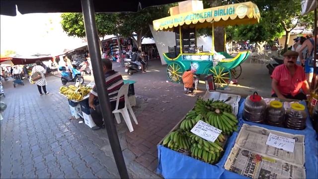 Турция: Пробуем кактус. Момордика. Цены на фрукты в июле в Аланье смотреть онлайн