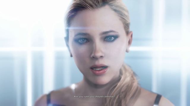 Detroit: Become Human - Main Menu - Chloe - Wait.. Are you sure you should continue?? смотреть онлайн