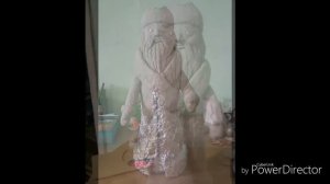 Дед Мороз из папье-маше.