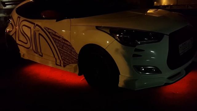 Многоцвнтная подсветка днища. LED RGB смотреть онлайн