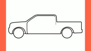 How to draw a POLICE CAR step by step / drawing police pickup easy