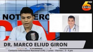 Noticiero CIN - Eliud Girón - 29/07/21