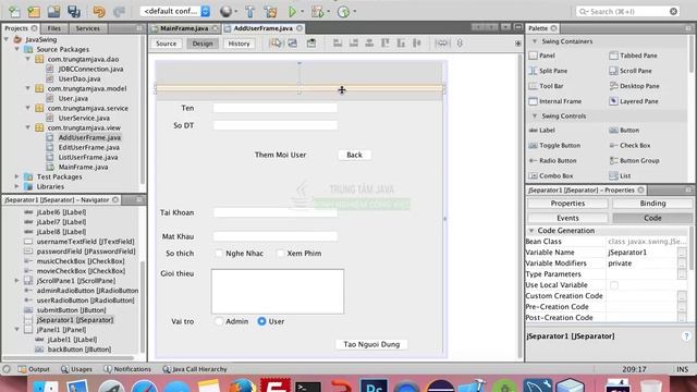 Bài 29 - Java Swing - JPanel смотреть онлайн