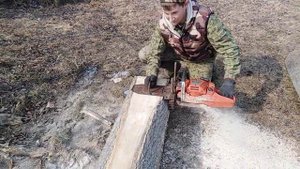 Хускварна 365. Доски бензопилой! Часть 2