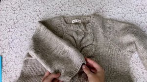 Вязаный свитер регланом листья. Описание свитера ♥ Вяжем спицами ♥ Wild Rose ♥