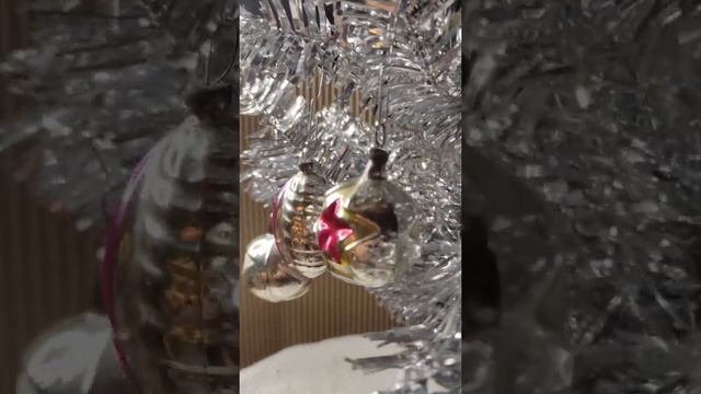 серп и молот ёлочные игрушки СССР с советской агитацией Christmas toys USSR Soviet propaganda смотреть онлайн