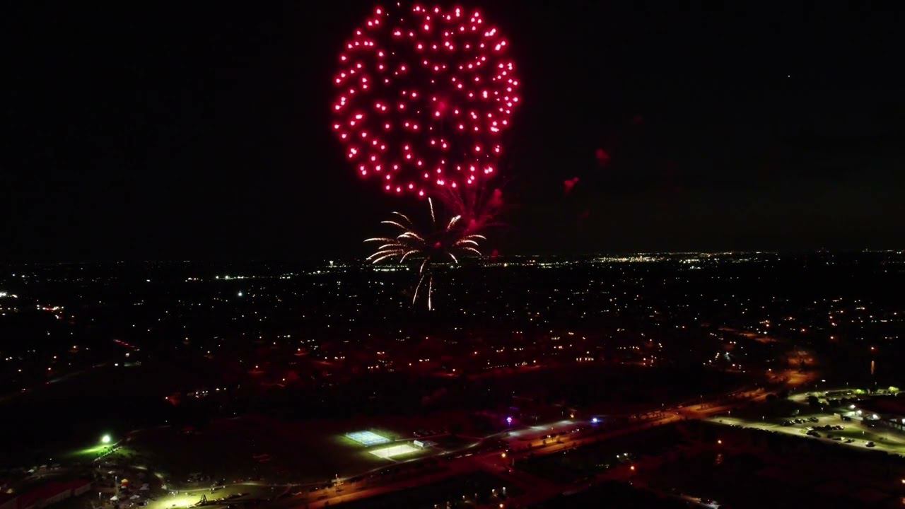 LoFi (beats to relax/study), Fireworks, Night, Relax, 4K \ Медленный Бит, Салют, Ночь, Релакс, 4К