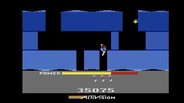 H.E.R.O. Gameplay [Atari 2600]