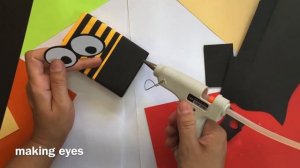 ♻️Mosquito paper craft. Как сделать комара из картона.
