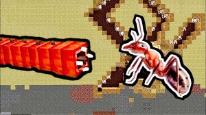 ЧЕРВЬ МУТАНТ ПРОТИВ МУРАВЕЙНИКА в Майнкрафт Ice and Fire minecraft