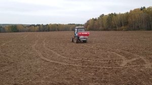 Разбрасыватель удобрений навесной, двухдисковый, РУМ-1000 D-Pol, тентованный.