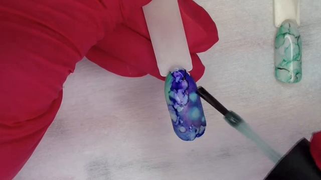Как использовать акварельные капли
