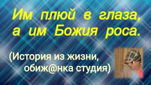 ИМ ПЛЮЙ В ГЛАЗА, А ИМ - БОЖЬЯ РОСА / Традиционные ценности.