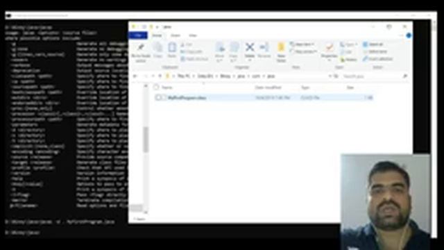 Write Java program in notepad and run by using cmd