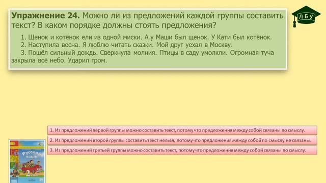 Упражнение 24. Русский язык, 2 класс, 1 часть, страница 22 смотреть онлайн