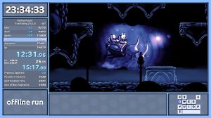 Hollow Knight - True Ending in 21m 32s by (Japan) SawaYoshi - 1st place. (SawaYoshi - youtube)