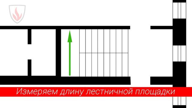 6. Измерение параметров лестницы, расположенной в лестничной клетке