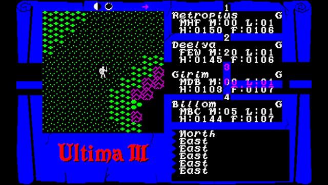 Ultima III: Exodus (Thinking Rabbit / Starcraft) for the NEC PC-88 смотреть онлайн