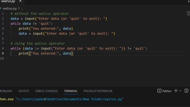 Python Walrus Operator: Streamline Your Code with Examples and Tips!