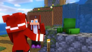 Maizen : JJ Has A CRAZY SISTER - Minecraft Parody Animation Mikey and JJ