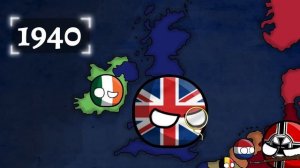 History of the United Kingdom and Its Neighbours (1900-2021) Countryballs