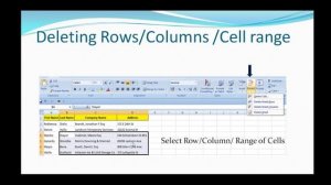 Managing Excel  worksheets in Tamil | Resize rows, columns | insert delete worksheet#ExcelWorksheet