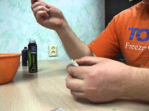 Как сделать огненный шар для рук??  Первый опыт.