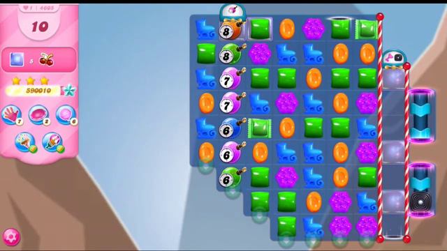 Candy Crush Saga level 4605 | Clear all the jelly & collect all the ingredients | смотреть онлайн