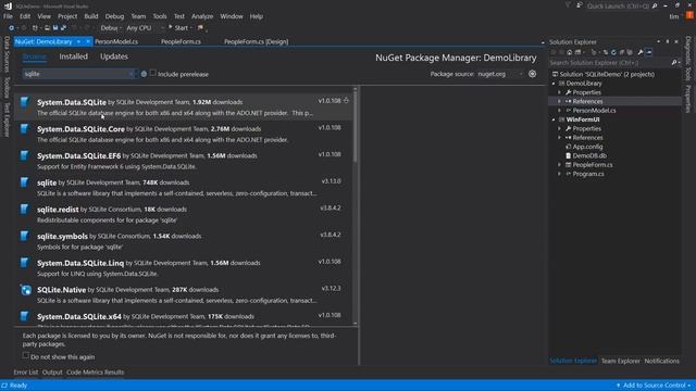 Using SQLite in C# - Building Simple, Powerful, Portable Databases for Your Application смотреть онлайн