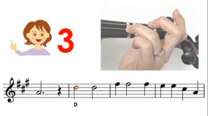 Oh Susanna sheet music and easy violin tutorial