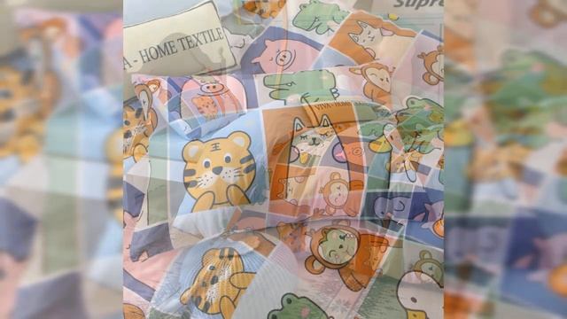 Комплект постельного белья Сатин Люкс KIDS 100% хлопок CDK021 в интернет магазине VilMari смотреть онлайн