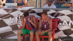 EVVZA U18 2015 3 rd Pl  Ponomarenko/Trokhan(RUS) VS Saraev/Shekunov(RUS)