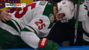 Evander Kane crunches Jonas Brodin. No suspension or fine.