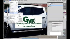 Photoshop Tutorial for Beginners- How to put a logo onto a truck