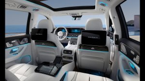 Mercedes Maybach GLS 600 INTERIOR 2021 года (Роскошь салона высшего класса)