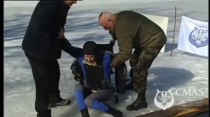 Ice Diving for a larger group of disabled divers - IAHD Adriatic